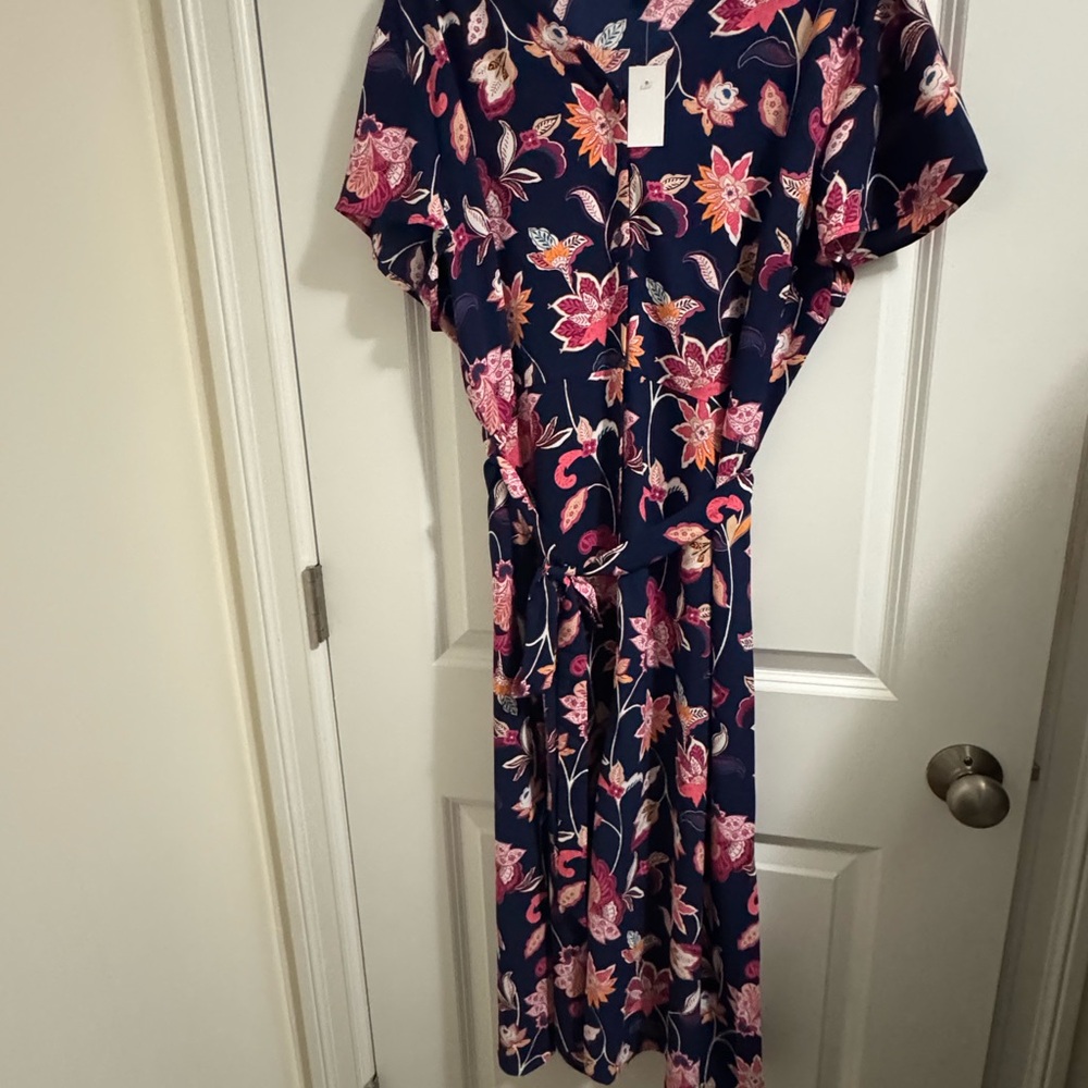 Floral Navy Dress